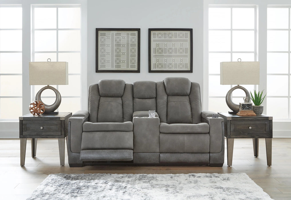 Next-Gen DuraPella Power Reclining Loveseat with Console - Dream Home Furniture & Mattress (Waite Park, MN)