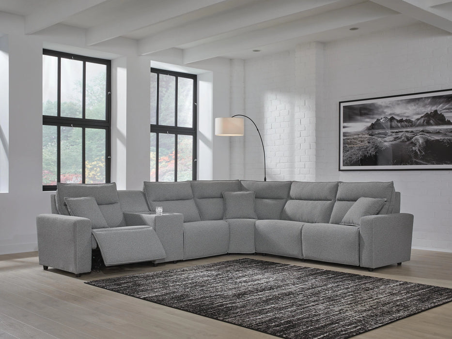 Modmax Power Reclining Sectional - Dream Home Furniture & Mattress (Waite Park, MN)