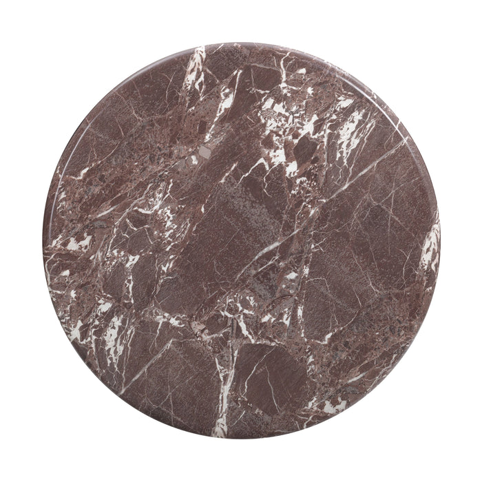 Juju Faux Marble Indoor/Outdoor Round Coffee Table (24"-32")