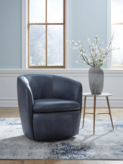 Kierreys Swivel Accent Chair - Dream Home Furniture & Mattress (Waite Park, MN)