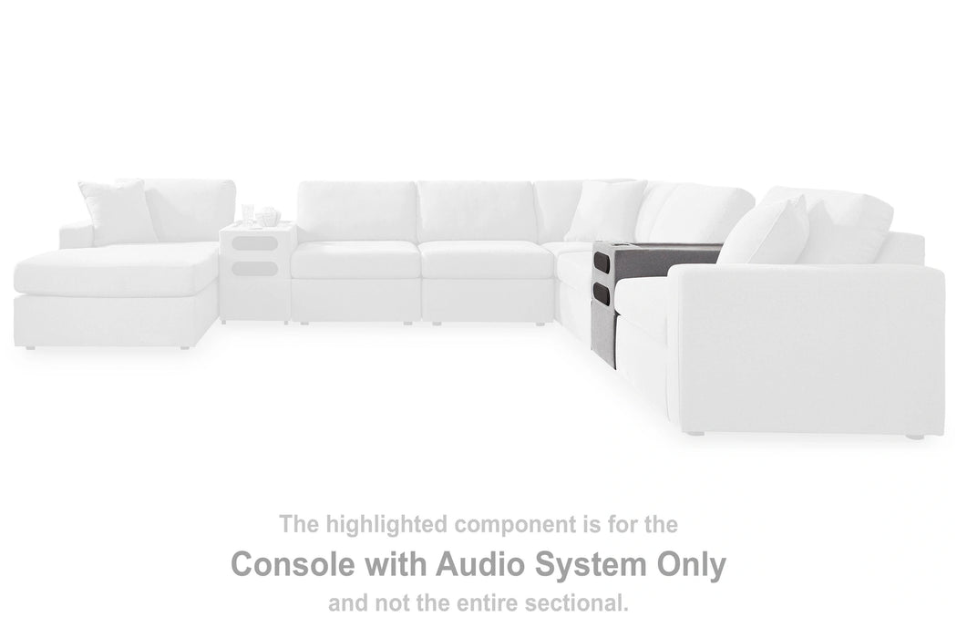 Modmax Balanced Sectional with Audio and Storage Consoles - Dream Home Furniture & Mattress (Waite Park, MN)