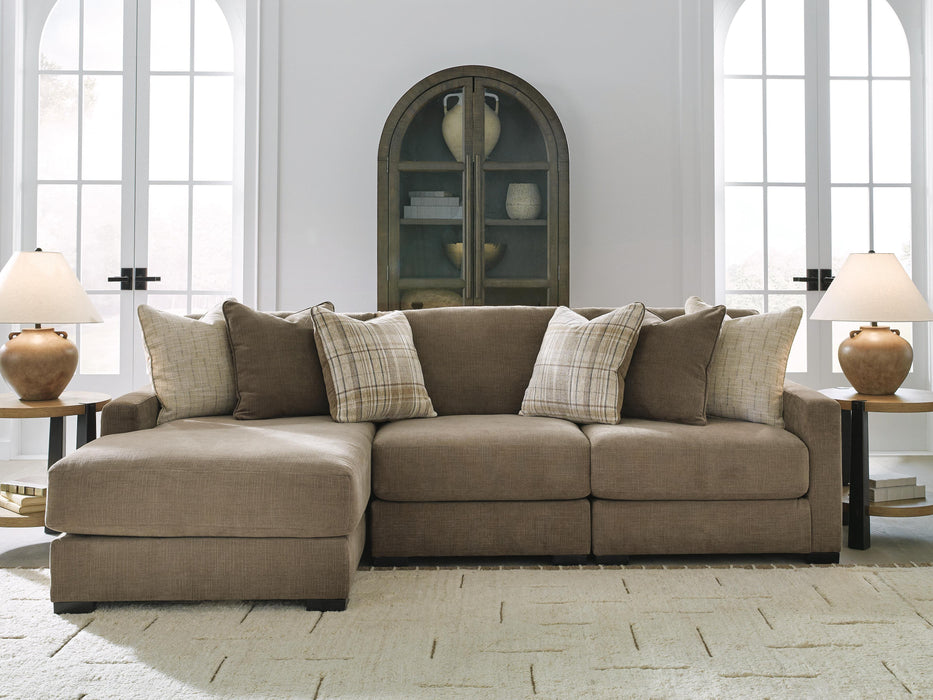Camellia-Court Sectional with Chaise - Dream Home Furniture & Mattress (Waite Park, MN)
