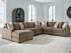 Camellia-Court Sectional with Chaise - Dream Home Furniture & Mattress (Waite Park, MN)