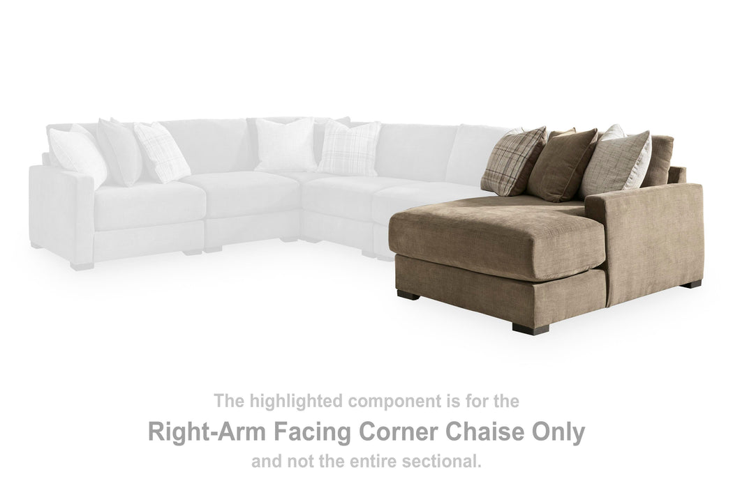 Camellia-Court Sectional with Chaise - Dream Home Furniture & Mattress (Waite Park, MN)