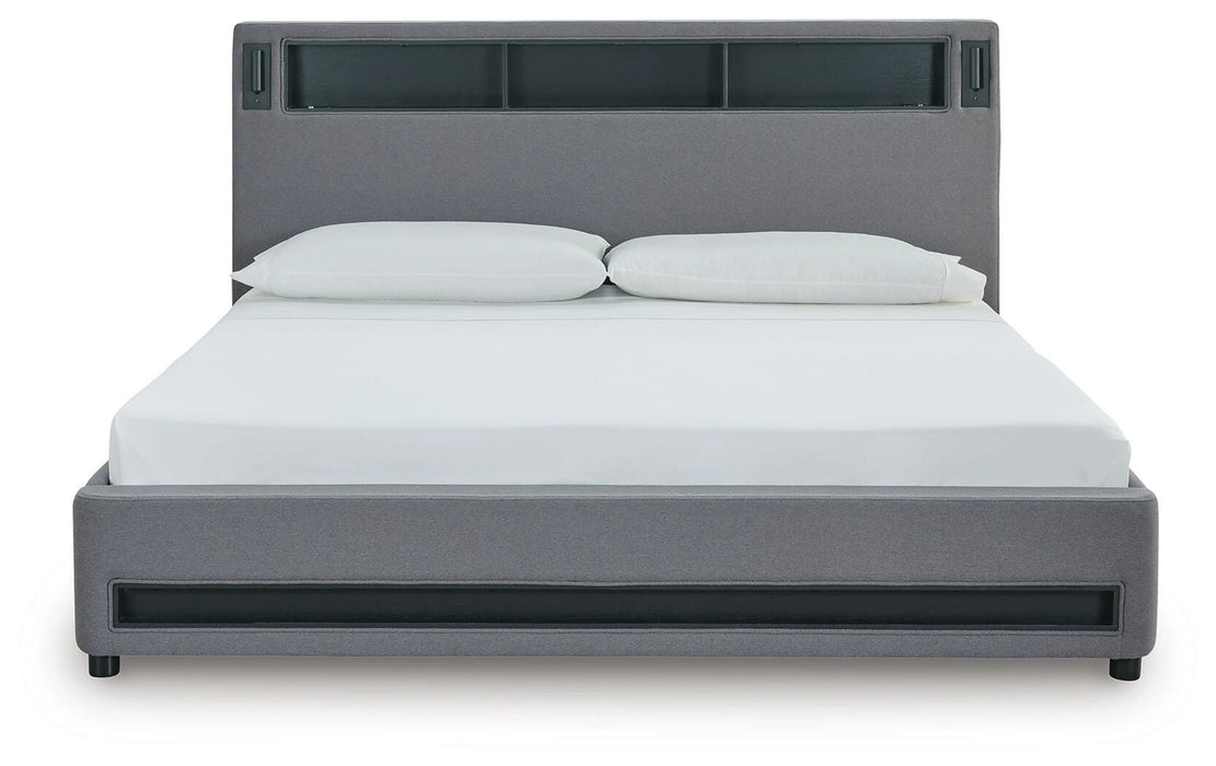 Verishaw Upholstered Bed - Dream Home Furniture & Mattress (Waite Park, MN)