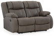 First Base Reclining Loveseat - Dream Home Furniture & Mattress (Waite Park, MN)