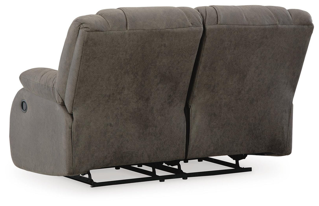 First Base Reclining Loveseat - Dream Home Furniture & Mattress (Waite Park, MN)
