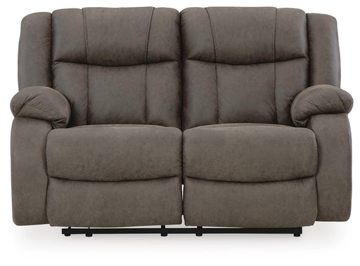 First Base Reclining Loveseat - Dream Home Furniture & Mattress (Waite Park, MN)