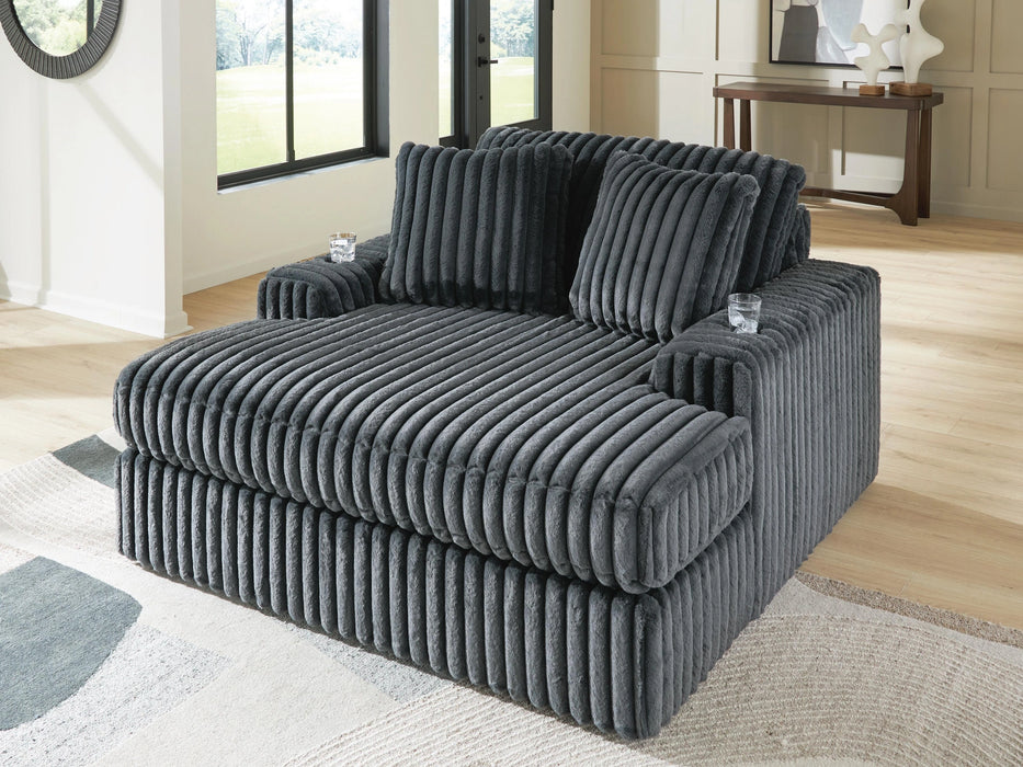Midnight-Madness Oversized Chaise - Dream Home Furniture & Mattress (Waite Park, MN)