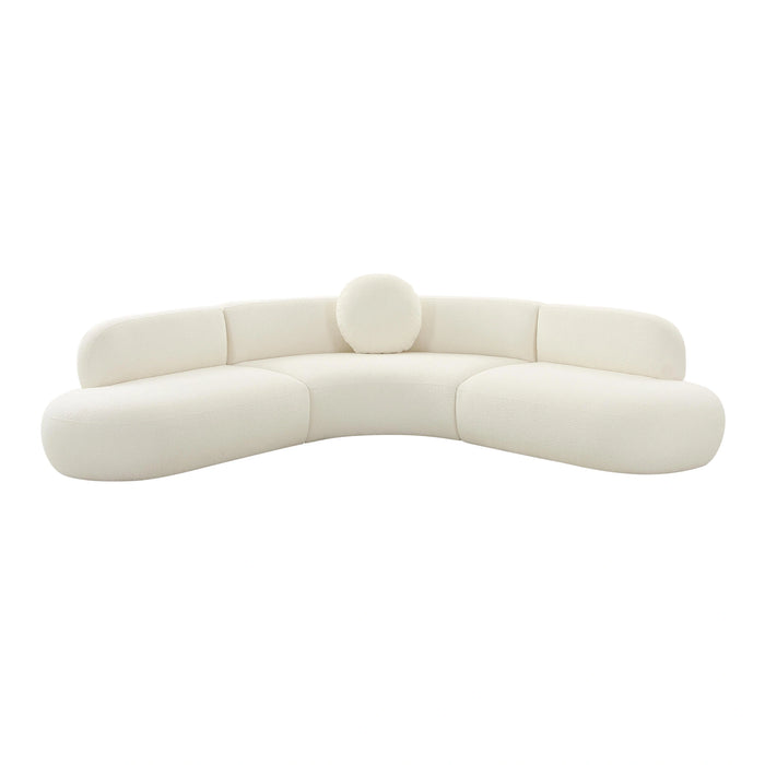 Broohah 3-Piece Performance Fabric L-Shaped Sectional