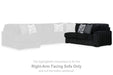Midnight-Madness Sectional Sofa with Chaise - Dream Home Furniture & Mattress (Waite Park, MN)