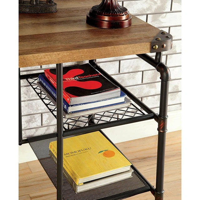 OLGA Antique Black Desk - Dream Home Furniture & Mattress (Waite Park, MN)