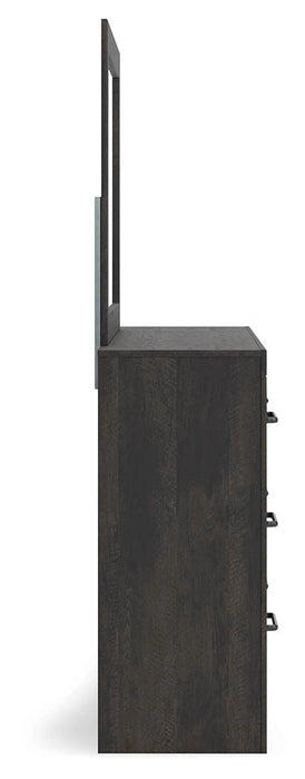 Hollivern Dresser and Mirror - Dream Home Furniture & Mattress (Waite Park, MN)