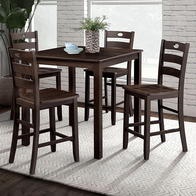 Lubbock 5 Pc. Counter Ht. Table Set - Dream Home Furniture & Mattress (Waite Park, MN)
