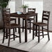 Lubbock 5 Pc. Counter Ht. Table Set - Dream Home Furniture & Mattress (Waite Park, MN)