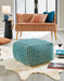 Brynnsen Pouf - Dream Home Furniture & Mattress (Waite Park, MN)
