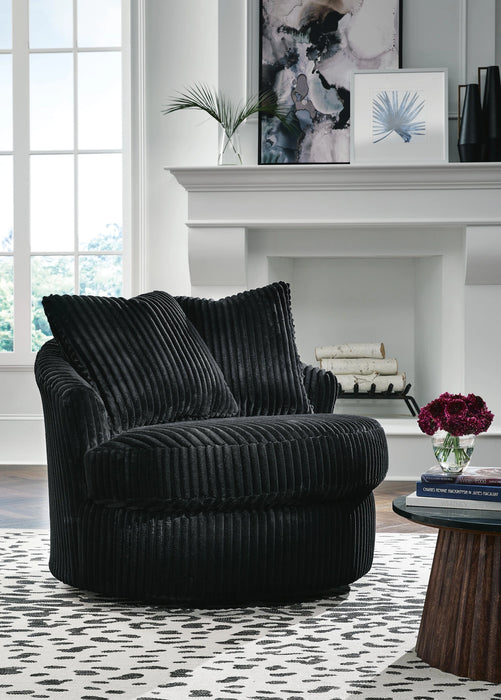 Gramwell Swivel Accent Chair - Dream Home Furniture & Mattress (Waite Park, MN)