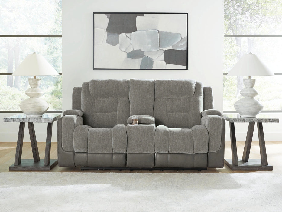 Mixed Motion Loveseat - Dream Home Furniture & Mattress (Waite Park, MN)
