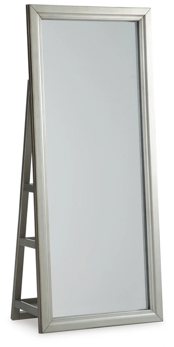 Evesen Floor Standing Mirror/Storage - Dream Home Furniture & Mattress (Waite Park, MN)