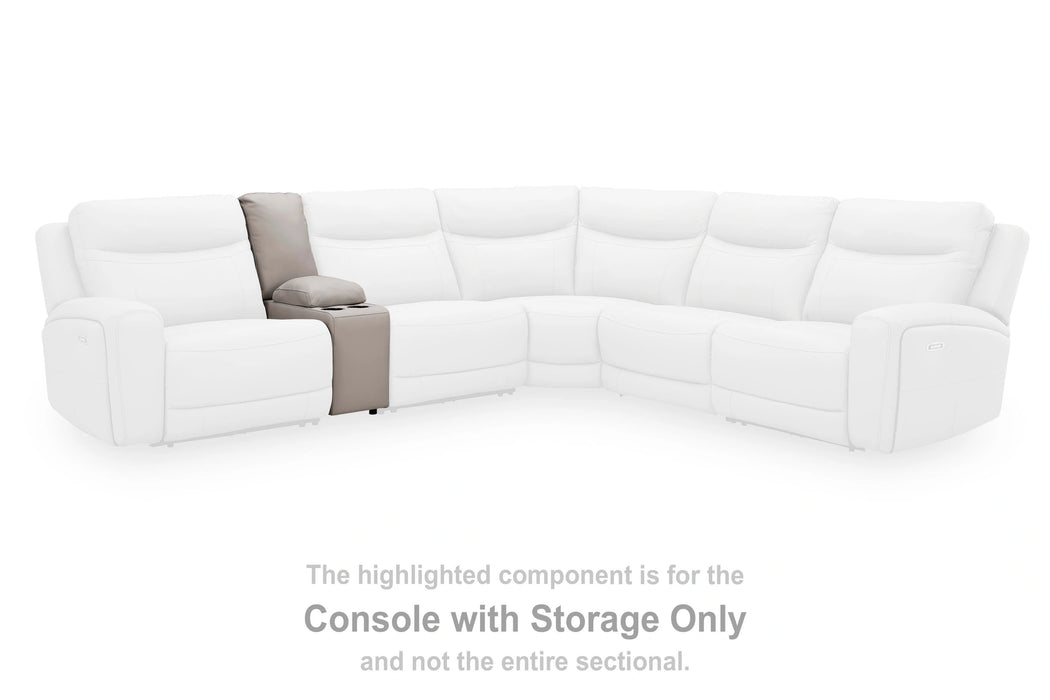 Gravier Power Reclining Sectional with Storage Console - Dream Home Furniture & Mattress (Waite Park, MN)