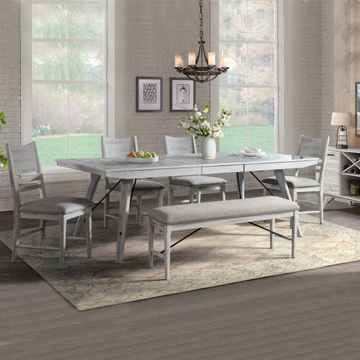 Modern Rustic Dining Bench - Dream Home Furniture & Mattress (Waite Park, MN)
