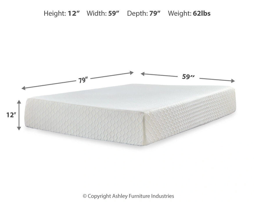 Chime 12 Inch Memory Foam Mattress in a Box - Dream Home Furniture & Mattress (Waite Park, MN)