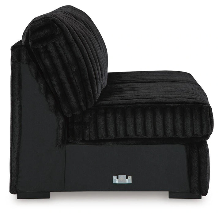 Midnight-Madness Sectional with Chaise - Dream Home Furniture & Mattress (Waite Park, MN)