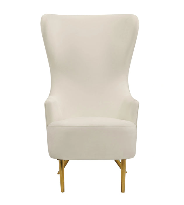 Julia Velvet Wingback Accent Chair