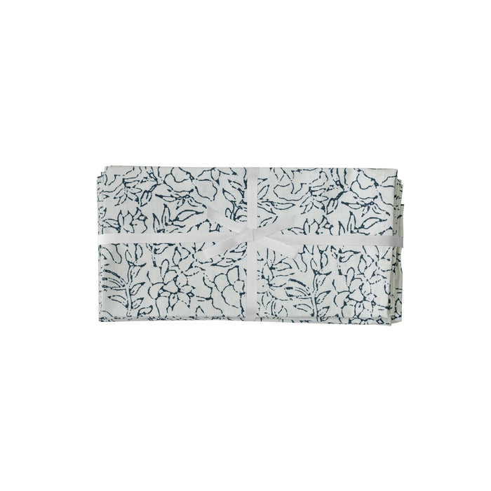 Crissy Cotton Canvas Printed Napkins - Set of 4