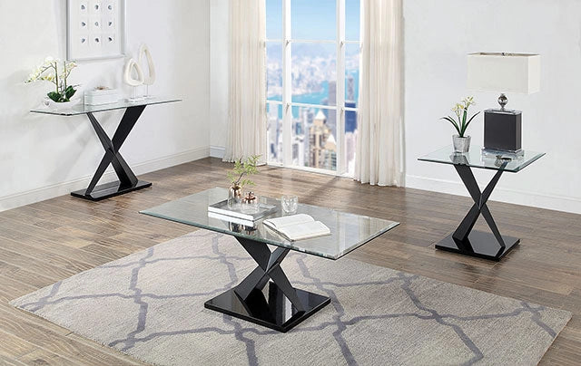 XANTHUS Sofa Table, Black - Dream Home Furniture & Mattress (Waite Park, MN)