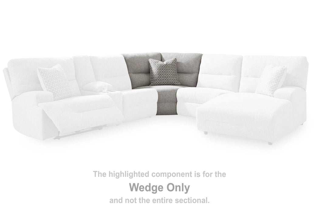 Acklen Place Power Reclining Sectional with Storage Console - Dream Home Furniture & Mattress (Waite Park, MN)