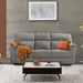 JOSIAS Sofa, Light Gray Fabric - Dream Home Furniture & Mattress (Waite Park, MN)