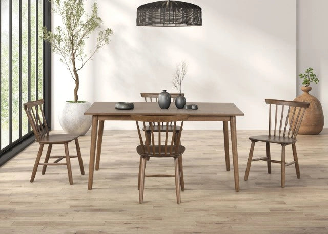 Beale Dining Table Walnut & Black - Dream Home Furniture & Mattress (Waite Park, MN)