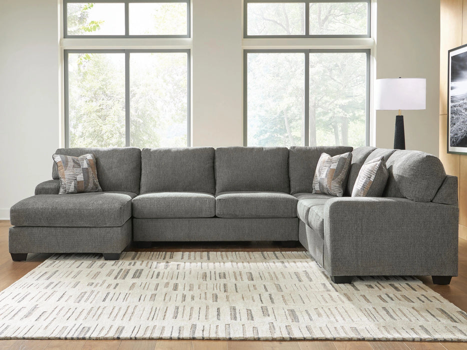 Clarington Sleeper Sectional with Chaise - Dream Home Furniture & Mattress (Waite Park, MN)