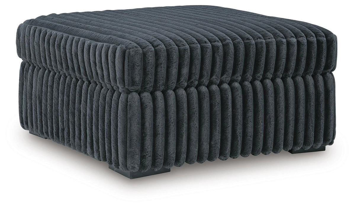 Midnight-Madness Oversized Accent Ottoman - Dream Home Furniture & Mattress (Waite Park, MN)
