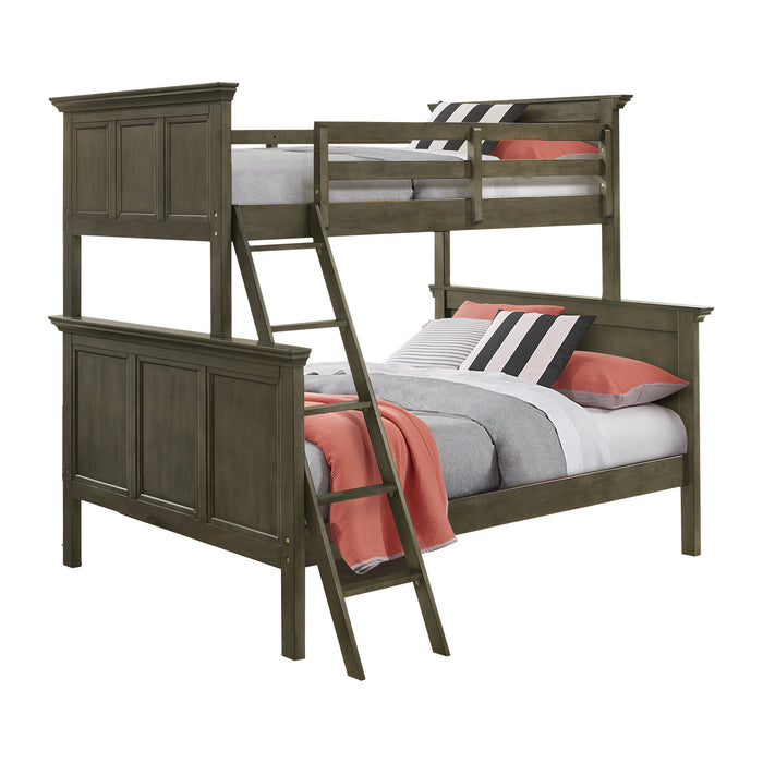 San Mateo Youth Twin over Full Bunk Bed - Dream Home Furniture & Mattress (Waite Park, MN)