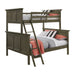San Mateo Youth Twin over Full Bunk Bed - Dream Home Furniture & Mattress (Waite Park, MN)