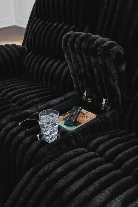 Rhine Falls Reclining Loveseat with Console - Dream Home Furniture & Mattress (Waite Park, MN)