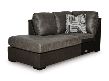 Castille Way Sleeper Sectional with Chaise - Dream Home Furniture & Mattress (Waite Park, MN)