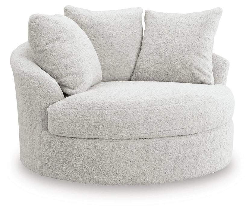 Cuddle Plush Oversized Swivel Accent Chair - Dream Home Furniture & Mattress (Waite Park, MN)