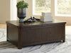 Breckington Coffee Table With Storage - Dream Home Furniture & Mattress (Waite Park, MN)