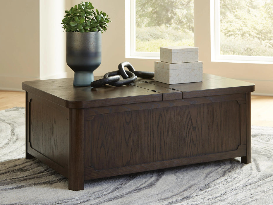Breckington Coffee Table With Storage - Dream Home Furniture & Mattress (Waite Park, MN)