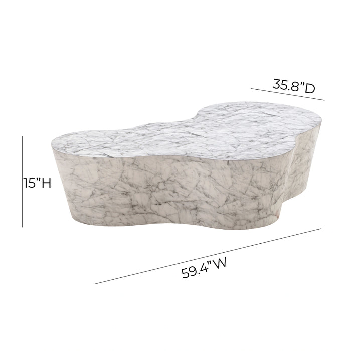 Slab 59" Concrete Indoor/Outdoor Coffee Table