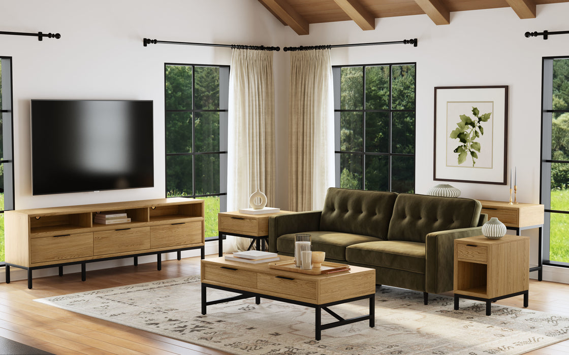 Newport 85" TV Console - Dream Home Furniture & Mattress (Waite Park, MN)