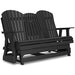 Hyland wave Outdoor Glider Loveseat - Dream Home Furniture & Mattress (Waite Park, MN)