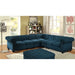 Stanford Armless Chair Teal - Dream Home Furniture & Mattress (Waite Park, MN)