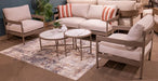 Bluff Trail Outdoor Love/Chairs/Tables Set (Set of 5) - Dream Home Furniture & Mattress (Waite Park, MN)