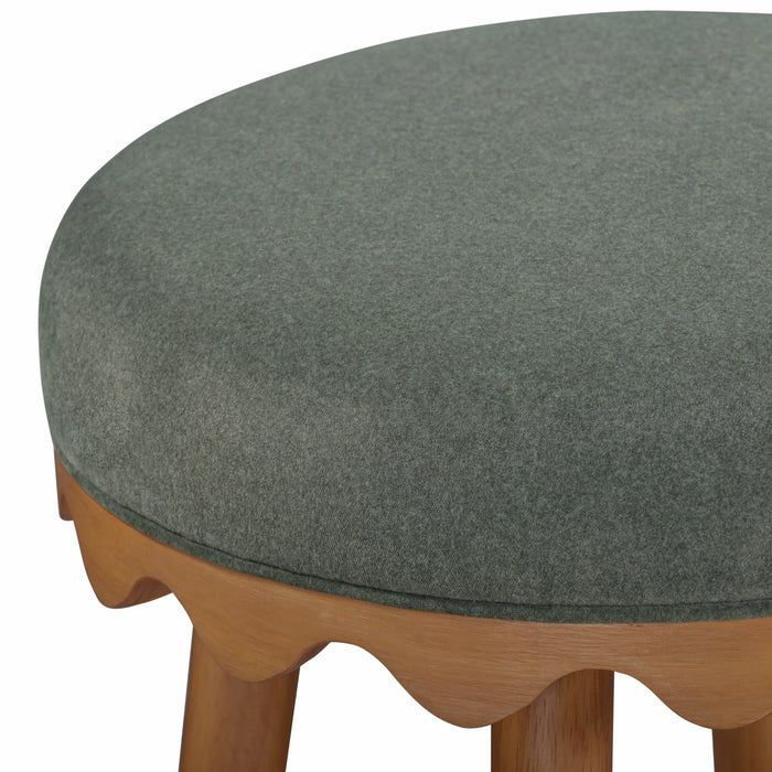 Oodle Performance Vegan Mohair Bar and Counter Stool