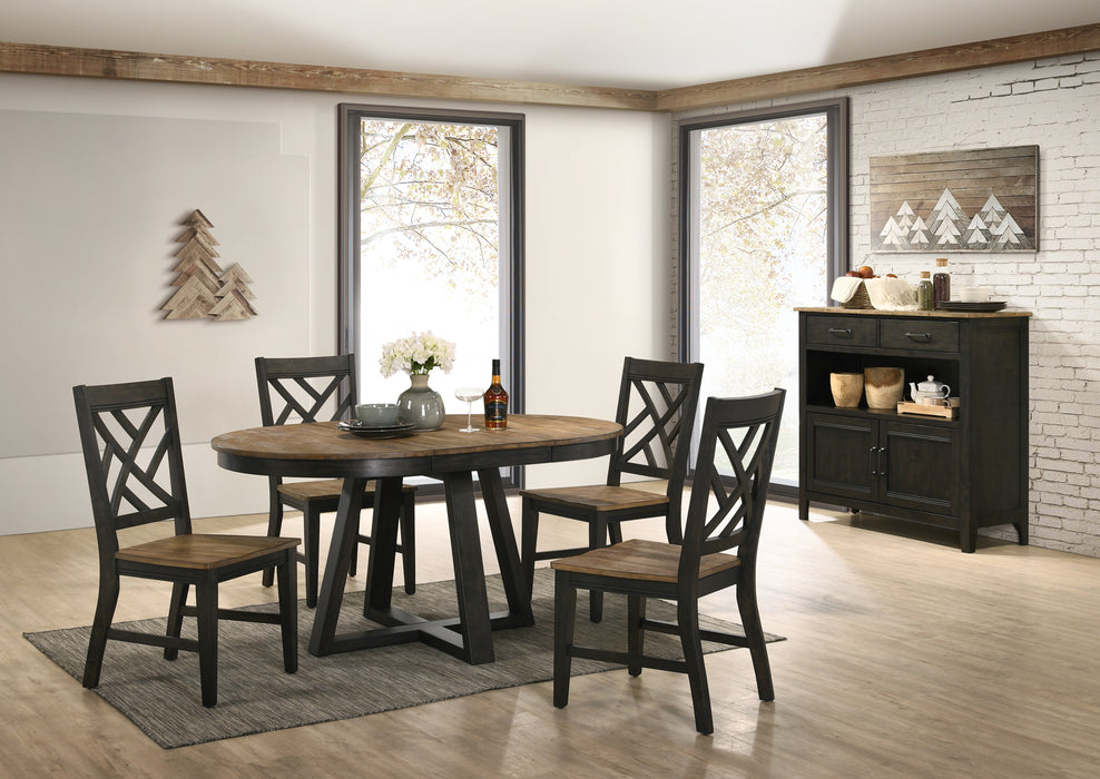 Harper Round Dining Table - Dream Home Furniture & Mattress (Waite Park, MN)