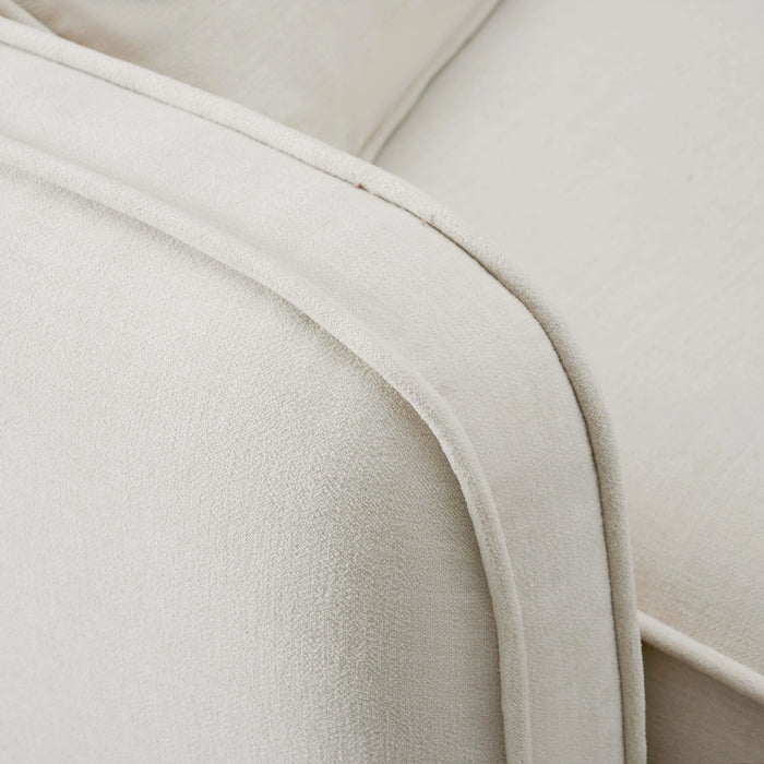 Travie Performance Corduroy Velvet Corner Chair